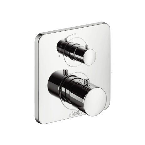 hansgrohe Axor Citterio M thermostat flush-mounted with shut-off valve