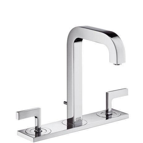 hansgrohe AXOR Citterio basin mixer, ComfortZone90, pop-up waste, 112mm projection, 39022