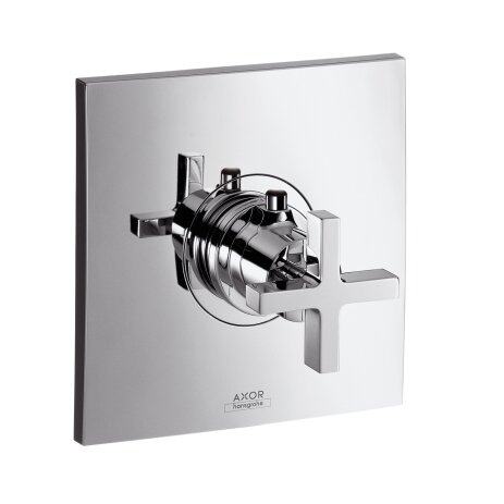 Hansgrohe Axor Citterio Thermostat 59 l/min Highflow flush-mounted, cross handle