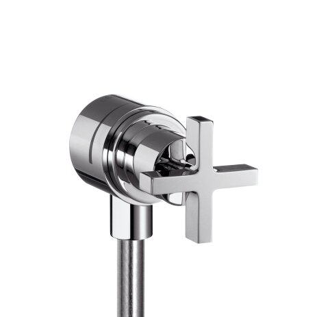 Hansgrohe Axor Citterio Hansgrohe Fixfit Stop Shut-off valve with cross handles