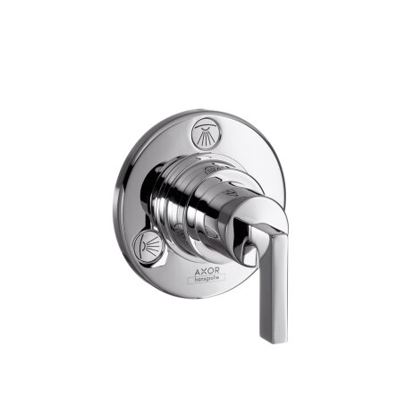 Hansgrohe Axor Citterio Trio / Quattro Shut-off valve and flush-mounted changeover valve with lever handles