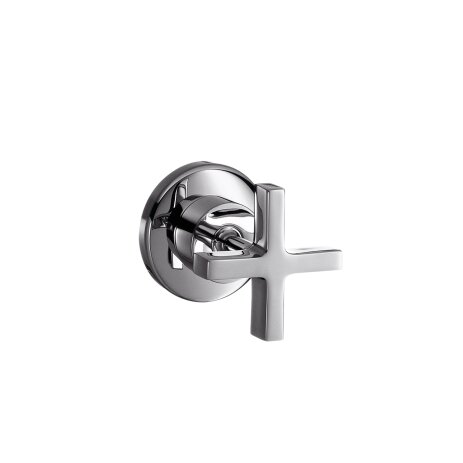 Hansgrohe Axor Citterio flush-mounted shut-off valve with cross handles