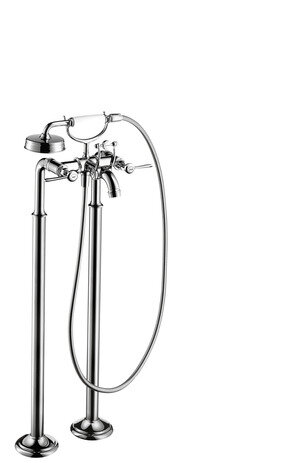 Hansgrohe AXOR Montreux 2-handle bath mixer, lever handles, floor standing, 234mm projection