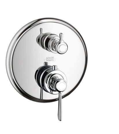 Hansgrohe Axor Montreux thermostat flush-mounted with shut-off valve, lever handle, 1 consumer