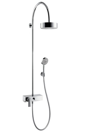 Hansgrohe Axor Starck ShowerSolutions Showerpipe with single lever mixer and 1jet shower head