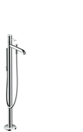 Hansgrohe AXOR Uno single lever bath mixer, floor standing, handle, 259mm projection