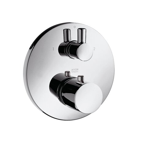 Hansgrohe AXOR Uno² thermostat flush-mounted with shut-off and change-over valve, 2 consumers