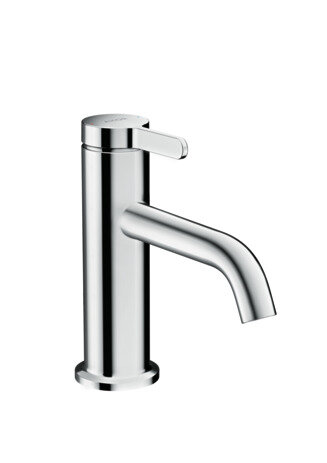 hansgrohe AXOR One single-lever basin mixer 70 with lever handle and waste, 130 mm projection, 48001