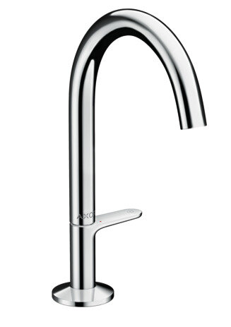 hansgrohe AXOR One washbasin mixer Select 170 with push-open waste, 140 mm projection, 48020