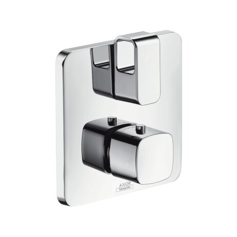 Hansgrohe Axor Urquiola flush-mounted thermostat with stop/changeover valve