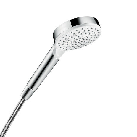 Hansgrohe Crometta 1jet EcoSmart hand shower, white/chrome