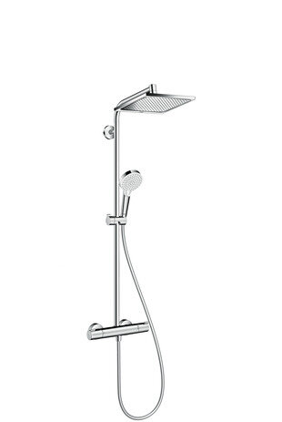 Hansgrohe Crometta E Showerpipe 240 1jet EcoSmart with thermostat, chrome