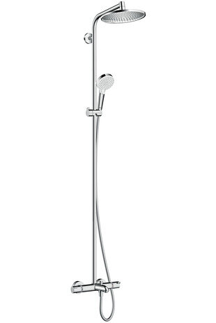 Hansgrohe Crometta S Showerpipe 240 1jet with bath thermostat, chrome