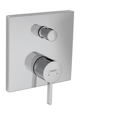 hansgrohe Finoris single lever bath mixer concealed with integrated safety combination according to EN1717, 76410