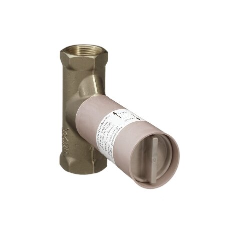 Hand-sized basic body 40 l/min for shut-off valve concealed ceramic