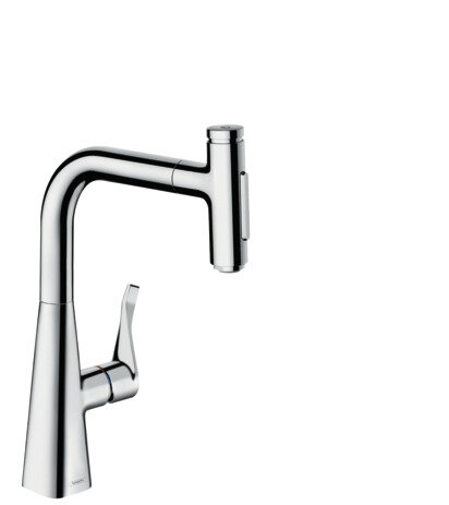 Hansgrohe Metris M71 Single lever kitchen mixer 240, pull-out shower, 2jet, sBox