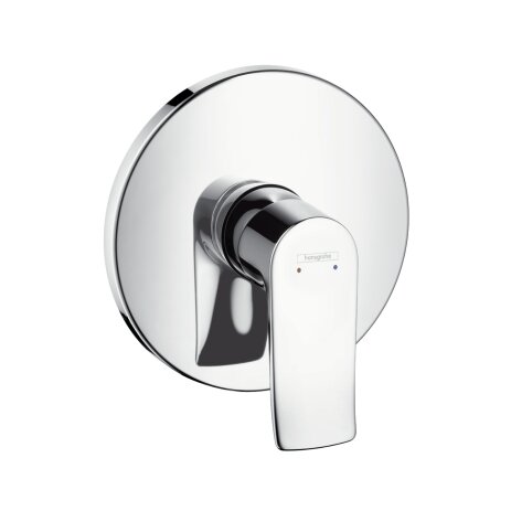 Hansgrohe Metris Single lever flush-mounted shower mixer, round, chrome 31685000