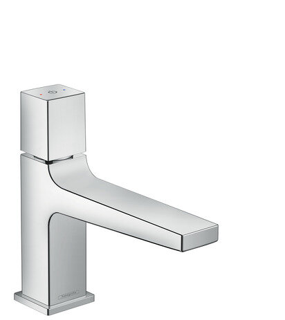 Hansgrohe Metropol Select washbasin mixer 100, push-open waste, projection 159mm