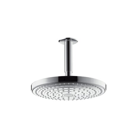 Hansgrohe Raindance Select S240 2 jet EcoSmart overhead shower head with ceiling connection, 26469, chrome