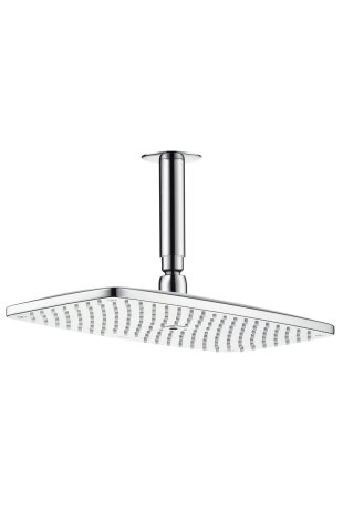 Hansgrohe Raindance E 360 Air 1jet overhead shower with ceiling connection 100mm EcoSmart 9 l/min