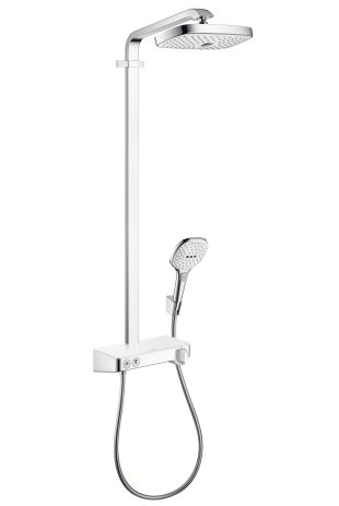 Hansgrohe Raindance Select E Showerpipe 300 2jet with ShowerTablet Select 300, 27126