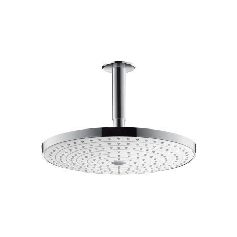 Hansgrohe Raindance Select S300 2 jet overhead shower head with ceiling connection, 27337