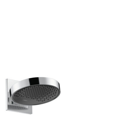 Hand-sized Rainfinity overhead shower 250 1jet EcoSmart 9 l/min with wall connection