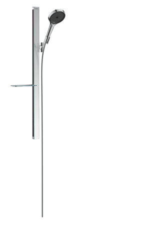 hansgrohe Rainfinity shower set 130 3jet with shower rail 90 cm and soap dish, chrome