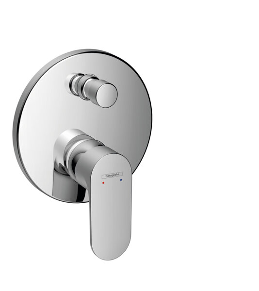 hansgrohe Rebris S hansgrohe Rebris S single-lever concealed bath mixer with integrated fuse combina...