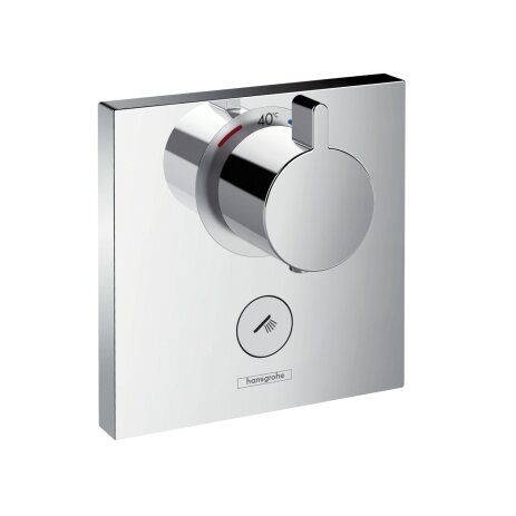 Hansgrohe ShowerSelect Thermostat Highflow, flush-mounted, 1 consumer, additional outlet, 15761000, ...