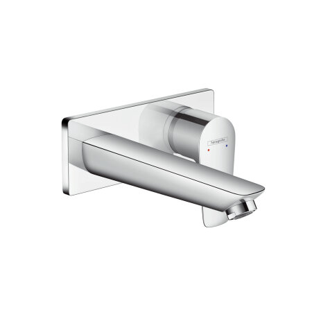 hansgrohe Talis E single-lever washbasin mixer concealed, wall mounted, unlockable strainer valve, 1...