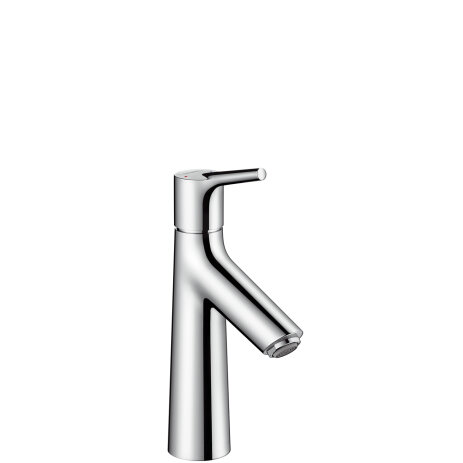 Hansgrohe Talis S single-lever basin mixer 100, pop-up waste, projection 93 mm