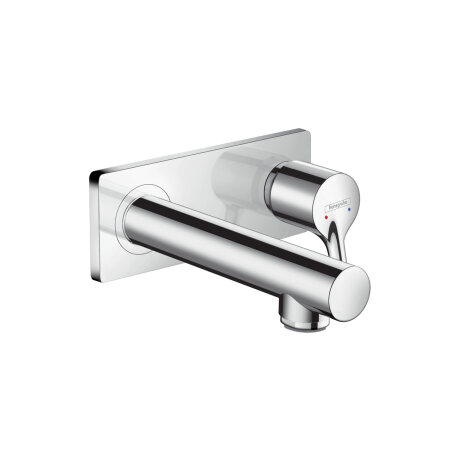 Hansgrohe Talis Select S single-lever washbasin mixer flush-mounted, wall mounting, 165mm projection