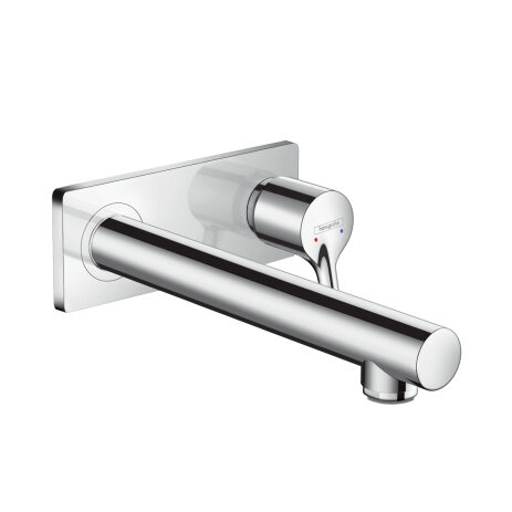 Hansgrohe Talis Select S single-lever washbasin mixer flush-mounted, wall mounting, 225mm projection