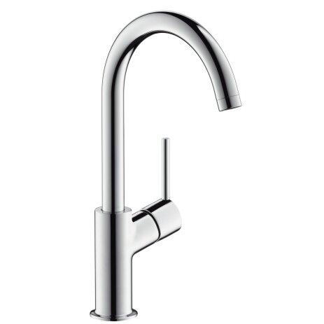 Hansgrohe Talis single-lever basin mixer 210, push-open waste, fixed spout