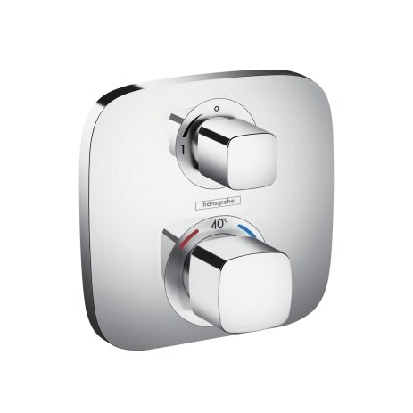 Hansgrohe ShowerTablet Ecostat E Thermostat, flush-mounted, 1 consumer, chrome