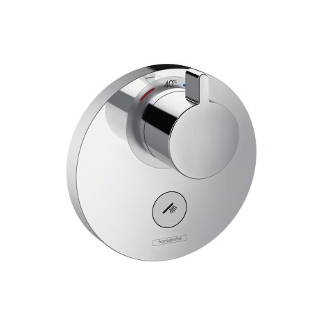 Hansgrohe Shower Tablet ShowerSelect S Thermostat HighFlow, flush-mounted, 1 consumer, additional ou...