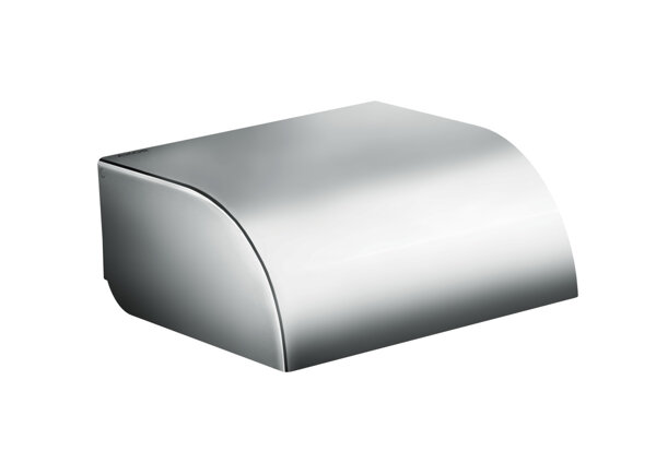 Hansgrohe AXOR Universal Circular toilet paper holder with lid, 42858