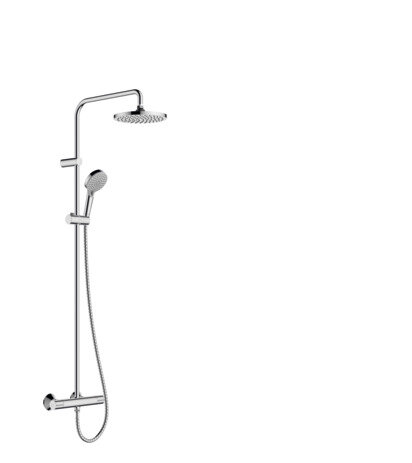 hansgrohe Vernis Blend shower system 200, 1jet, with thermostat, EcoSmart, 26089