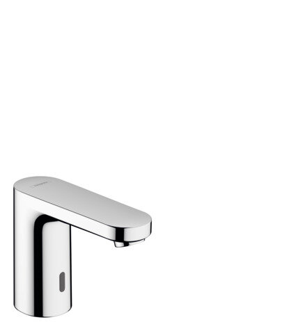 hansgrohe Vernis Blend electronic washbasin mixer with temperature presetting Mains connection 230 V chrome, projection 112 mm, 71501000