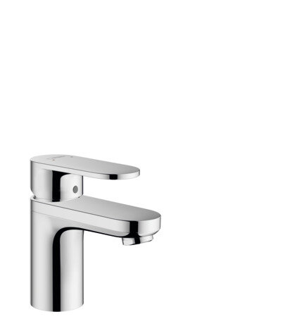 hansgrohe Vernis Blend single lever basin mixer 70 with insulated water supply and pop-up waste chrome, projection 89 mm, 71570000