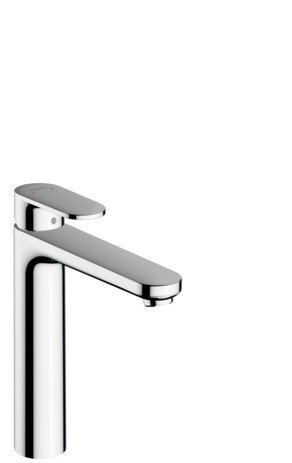 hansgrohe Vernis Blend single lever washbasin mixer 190 with insulated water supply and pop-up waste...