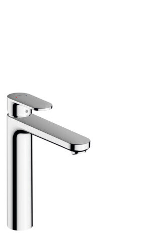 hansgrohe Vernis Blend single lever basin mixer 190 with metal pop-up waste chrome, projection 108 m...