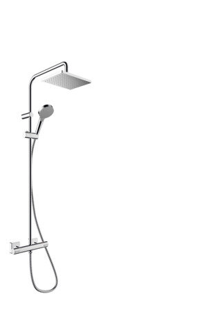 hansgrohe Vernis Shape shower system 230 1 spray type water saving with thermostat, 26097