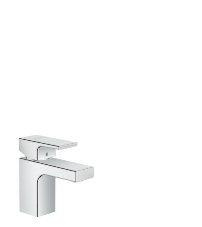 hansgrohe Vernis Shape single-lever basin mixer 70 with pop-up waste, chrome, projection 89mm, 71566000