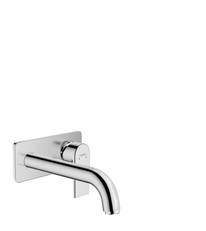 hansgrohe Vernis Shape concealed single-lever washbasin mixer for wall mounting with spout 20.5 cm, ...