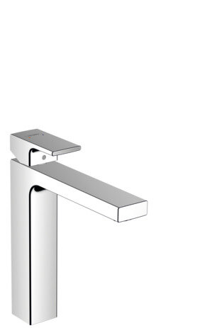 hansgrohe Vernis Shape Single lever basin mixer 190 with metal pop-up waste, chrome, 71590000