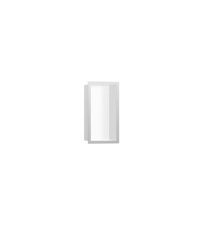 hansgrohe XtraStoris Individual wall niche matt white with design frame 300x150x100 mm, 56096