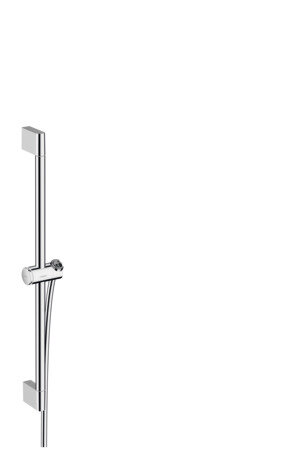 Hansgrohe Unica shower bar Pulsify S, 65 cm with push shower head holder and shower hose, 24400