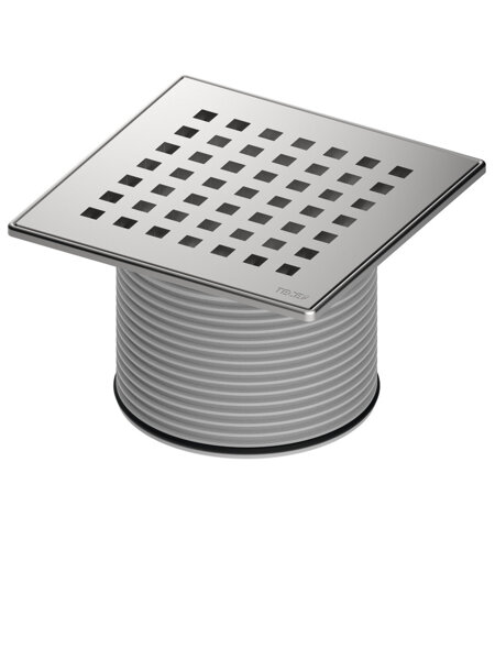 TECEdrainpoint S grate frame, stainless steel, 142x142mm, incl. design grate quadratum, 3660008